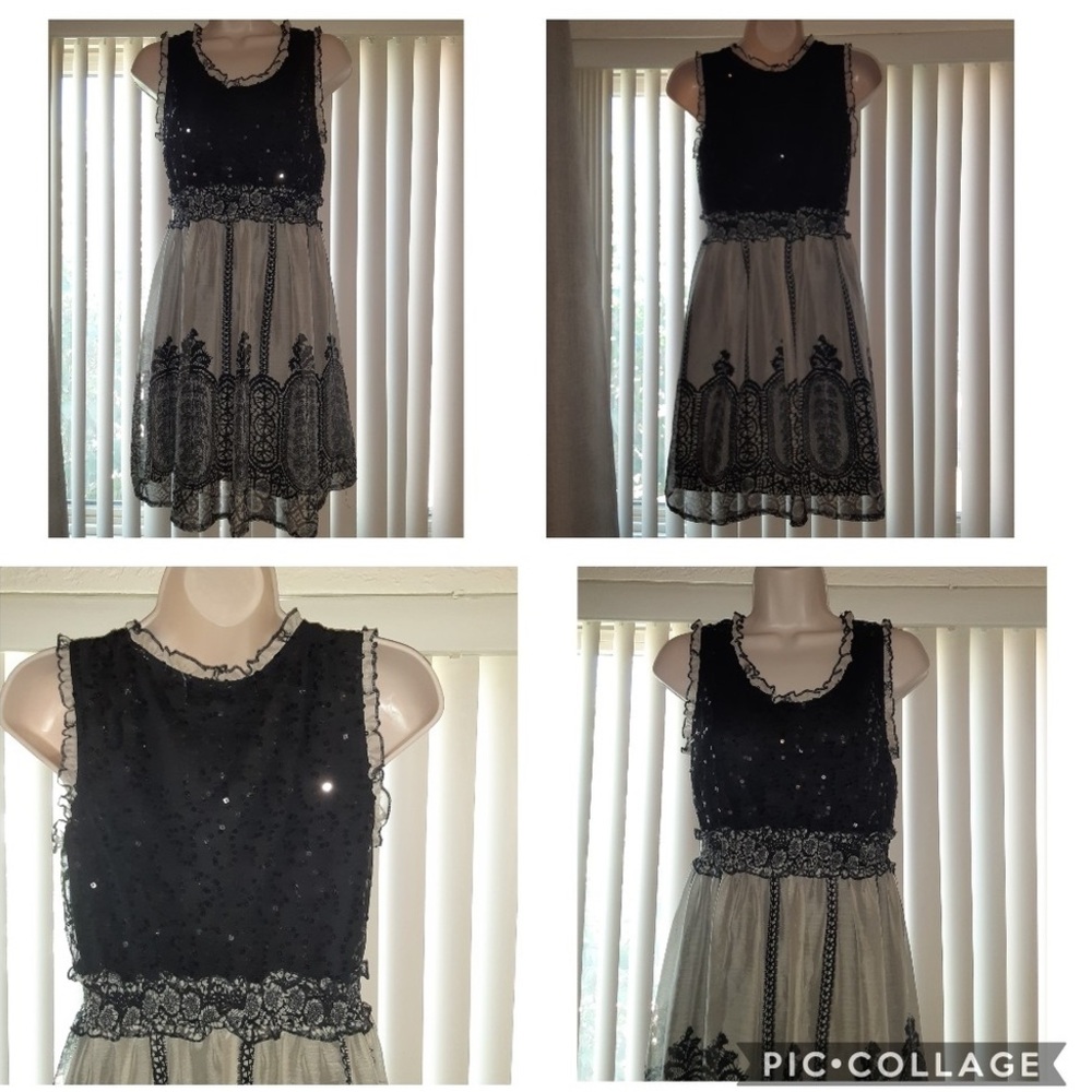 💥 American Rag dress black sequins sz Small